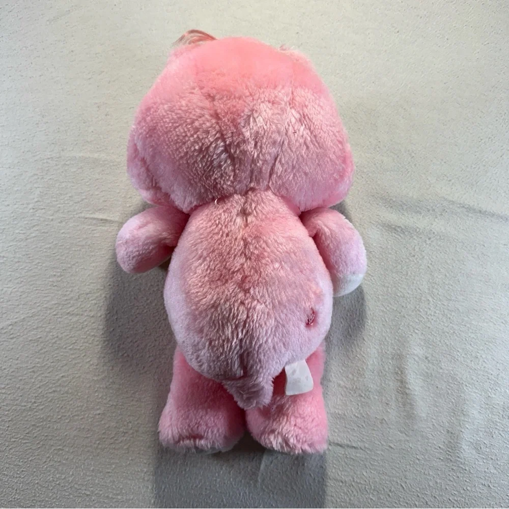 Vintage Care Bear Pink Love A Lot Hearts Bear 80's Kenner 13
